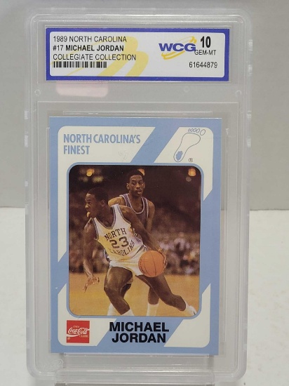 1989 Collegiate Collection Michael Jordan Gem Mt 10