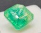 translucent sea green Square cut Emerald 8.59ct gemstone