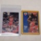 2 Michael Jordan basketball cards 91 fleer and 93 upper deck