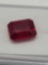 Stunning 9.42 Ct Red Emerald Cut Ruby