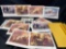 American History Artwork Unhinged Postage Stamps 9 sets