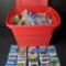 Bin full of Hot Wheels toys new in package