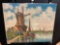 Canvas Art Windmill with boats.