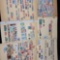 20 pages of stamps United States and foreign