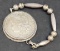 Morgan Silver Dollar Sterling silver antique Hand Native American made bracelet stunning
