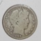 Barber Half Dollar Silver 1908-S better date VG+ 90% silver