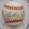 Singed baseball Signature says Bruce Bochy and others