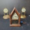 3 vintage clocks