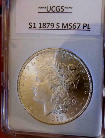 Morgan silver dollar 1979 s gem bu blazing pl from obw roll ms++++++ satin high grade