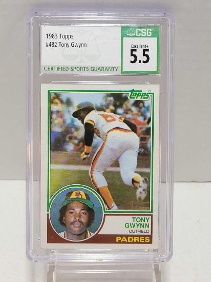 1983 Topps Tony Gwynn Rookie Card CSG 5.5