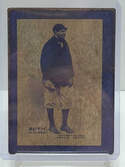 1914 Baltimore News Babe Ruth Appears to be a Reprint
