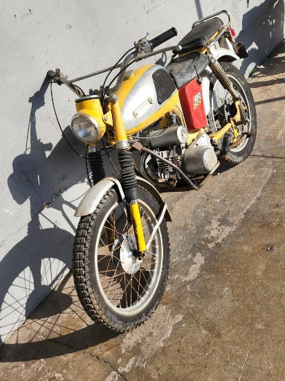 1967 yamaha 100cc trailmaster project bike non running