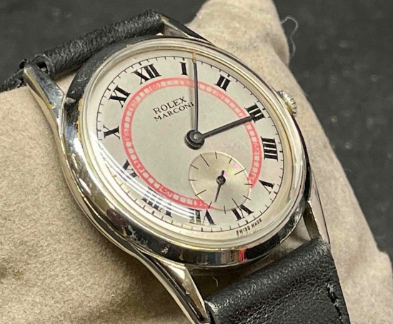Mechanical Hand Wind Wrist Watch Rolex Marconi