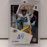 Aj Dillon Autograph Rookie card 2020 Panini Football card