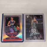 2 LaMelo Ball Rookie basketball cards 2021 Panini and