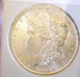 Morgan silver dollar 1885 o/o gem bu blazing white from obw roll premium stunner
