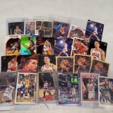 Basketball cards from the 90s Scottie Pippin, Magic Johnson, Larry Bird