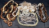 Large Lot of Hawaiian Necklaces and Leis Kukui Nut, Shells.