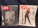 Life Magazines April 12 1968 Martin Luther King Assassination March 29 1968 Jane Fonda