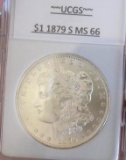 Morgan silver dollar 1879 s gem bu frosty white from original roll semi pl beauty