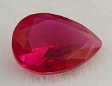 Pear cut .74ct red Ruby gemstone Beautiful stone