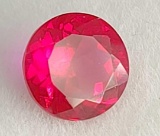 Beautiful high quality Round cut 1.28ct red ruby gemstone