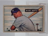 1951 Bowman Mickey Mantle Appears to be a Reprint