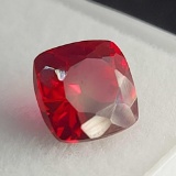 Stunning 1.46ct Cushion cut Red Ruby gemstone