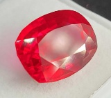 Massive 10.08ct Oval cut Red Ruby gemstone