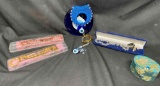 Fancy Bracelets From Saudi Arabia, Asfour Crystal Bracelet, Blue Eye hanging decor.