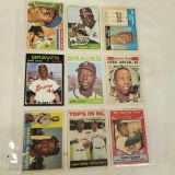 Hank Aaron lot 36 cards Topps older reprints
