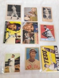 Ted Williams baseball card lot of 9 cards appear to be reprints