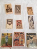 Babe Ruth baseball card lot of 9 cards appear to be reprints