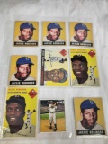 lot of 9 Jackie Robinson baseball cards appear to be reprints