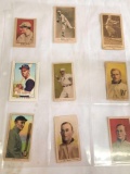 Babe Ruth Cy young bob clemente Charles Stengel baseball cards appear to be reprints