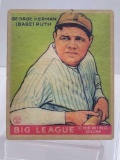 1933 Goudey Babe Ruth Appears to be a Reprint