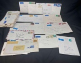 Mixed Ephemera Stamped Envelops