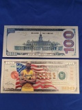 Kobe Bryant Gold 100 Dollar Bill 2 Units