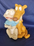 Vintage Rugrats Tommy Rubber Cookie Jar