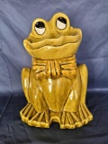 Vintage Treasure Craft Frog Cookie Jar