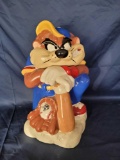 WB Tasmanian Devil Baseball Cookie Jar