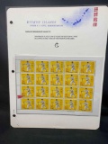 Ryukyu Islands Postage Stamps Shert. Unhinged. Karate Broken Variety.