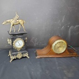 2 vintage clocks