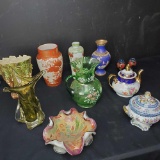 vintage vases ceramics glassware decor