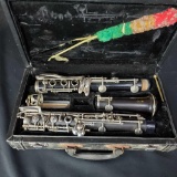 Vintage Hsinghai Wood Clarinet With Hard Carrying Case Musical