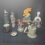 Vintage blow torch glassware and decor