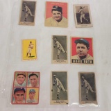 Babe Ruth Baseball cards 9 cards appear to be reprints