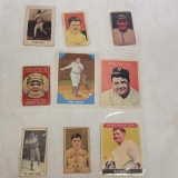 Babe Ruth card lot of 9 cards appear to be reprints