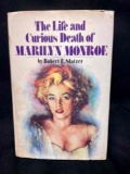 Rare Signed Book The Life And Curious Death Of Marilyn Monroe Robert Slatzer
