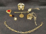 Gold Jewelry Lot. 10k, 14k Gold Filled / Plated Non Magnetic